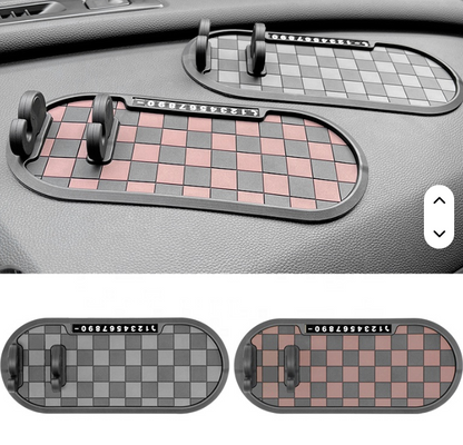 Tapis de tableau de bord de voiture support de téléphone